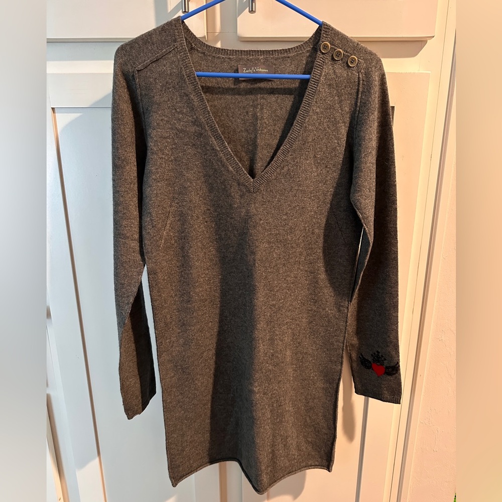 Zadig & Voltaire Cashmere Long Sweater